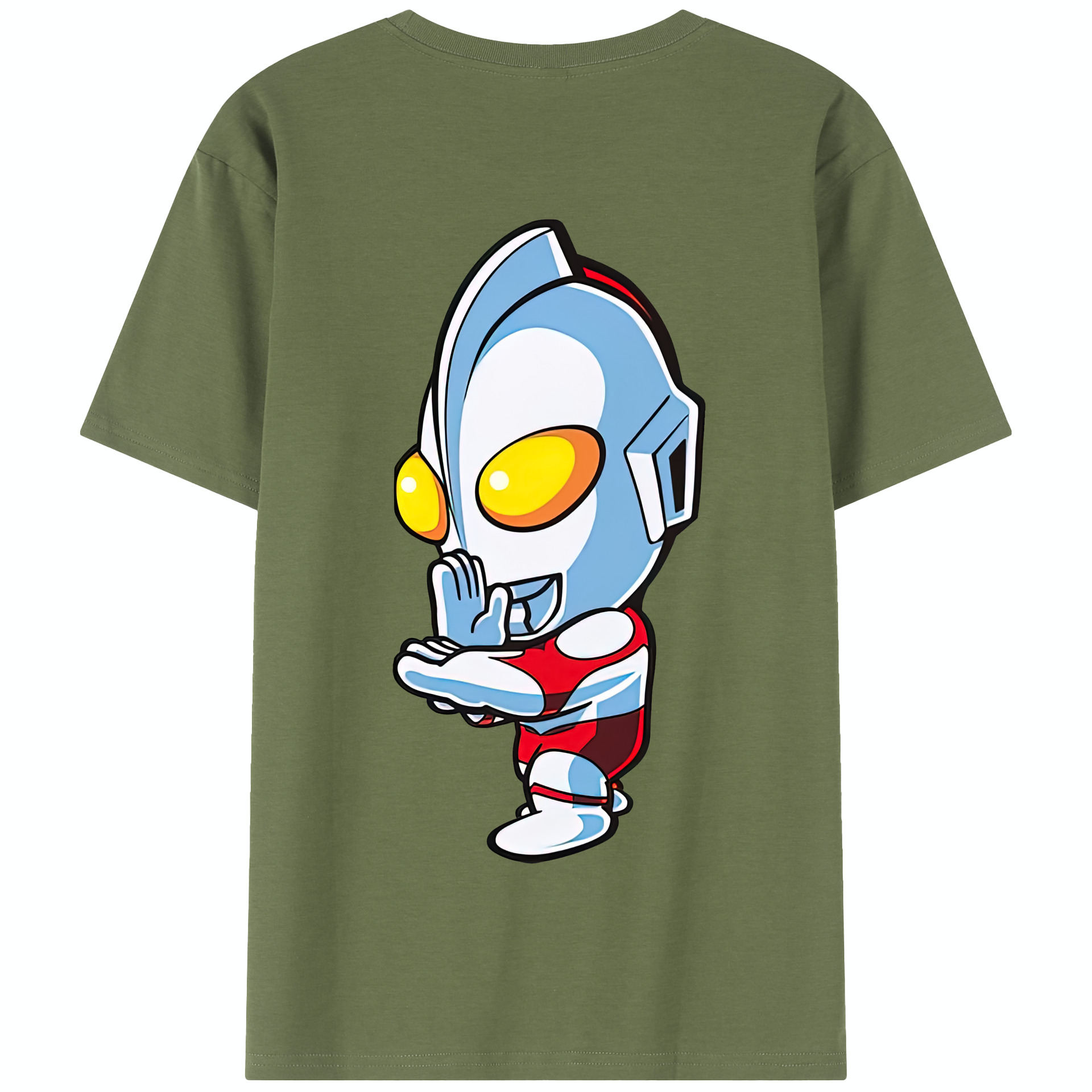 （画像用） ウルトラマン Ultraman 綿100％半袖Tシャツ（背面プリント）